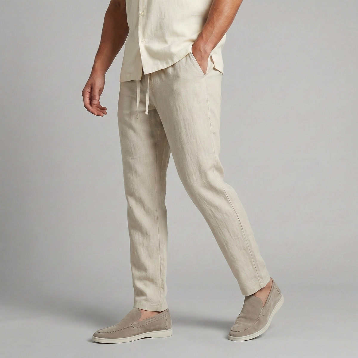 Men's Linen Casual Trousers for Comfortable Everyday Wear
