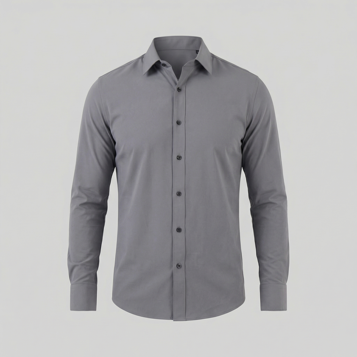 Men's Long Sleeve Cotton Dress Shirt for Formal and Business Wear