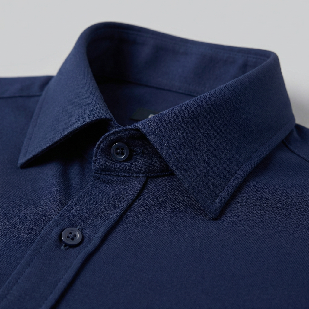 Men's Long Sleeve Cotton Dress Shirt for Formal and Business Wear