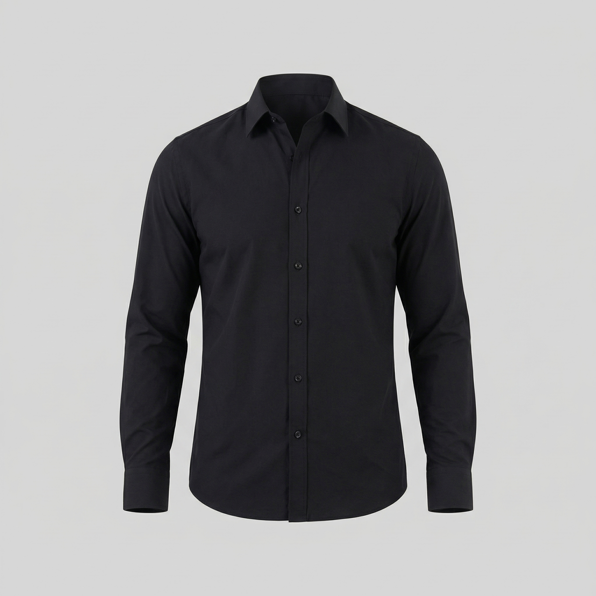 Men's Long Sleeve Cotton Dress Shirt for Formal and Business Wear