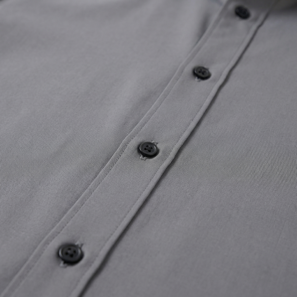 Men's Long Sleeve Cotton Dress Shirt for Formal and Business Wear
