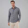 Men's Long Sleeve Cotton Dress Shirt for Formal and Business Wear