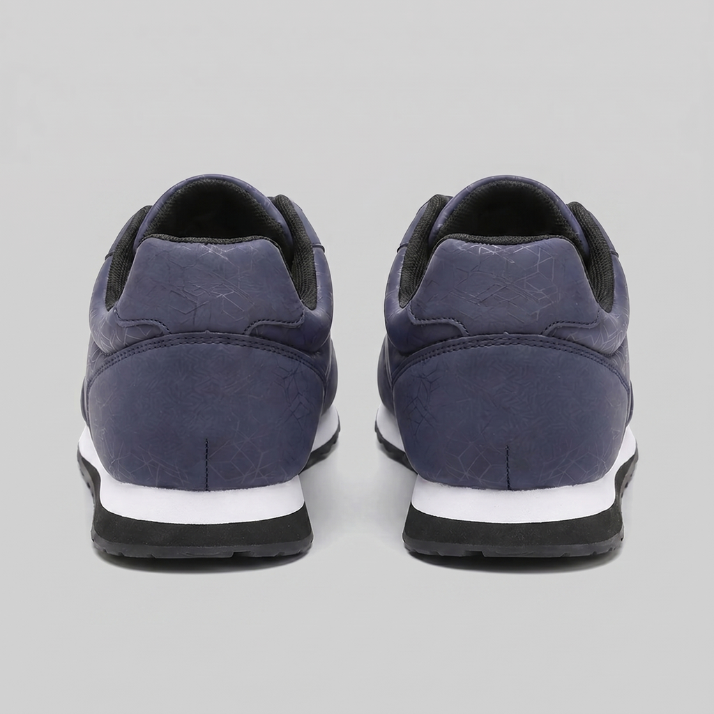 Men's Low-Top Sneakers with Patterned Design for Casual Wear
