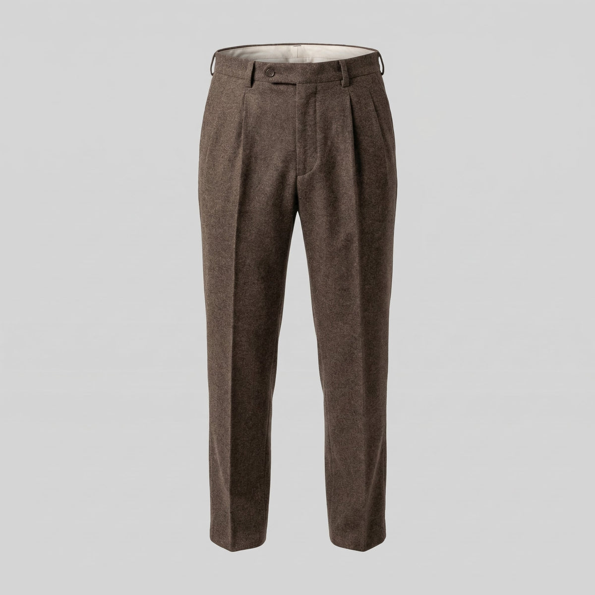 Men's Pleated Trousers with Side Adjuster - Elegant Formal Pants for Events