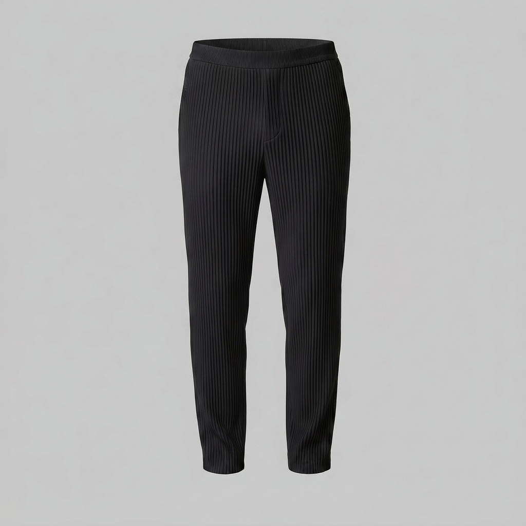 Men's Ribbed Cotton Trousers for Casual Everyday Wear