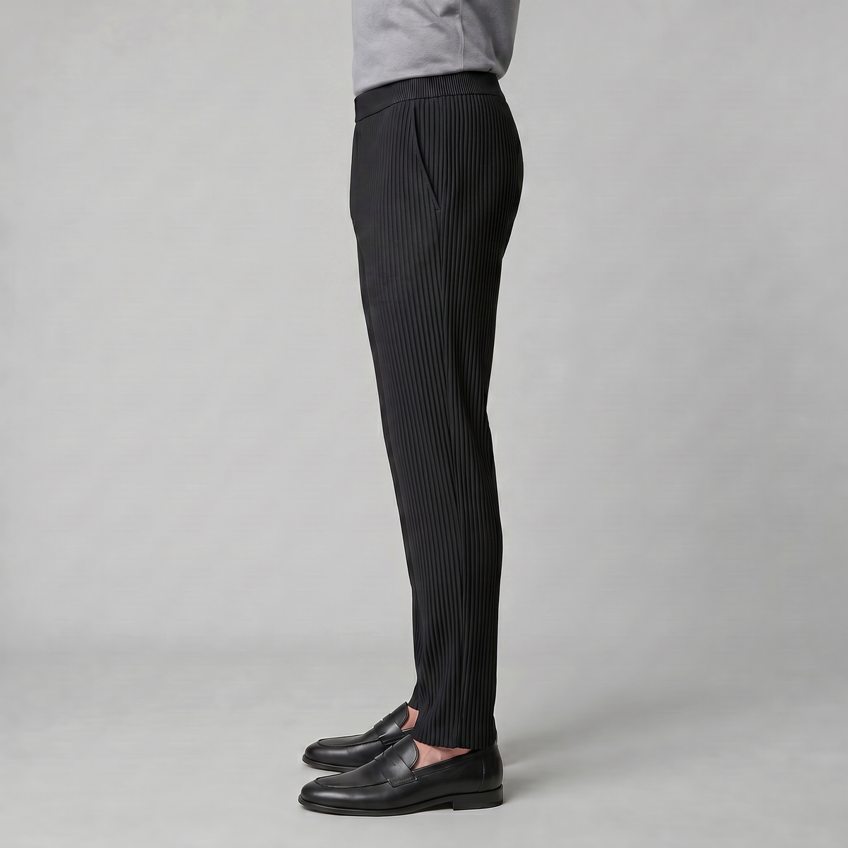 Men's Ribbed Cotton Trousers for Casual Everyday Wear