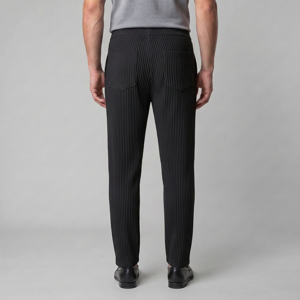 Men's Ribbed Cotton Trousers for Casual Everyday Wear