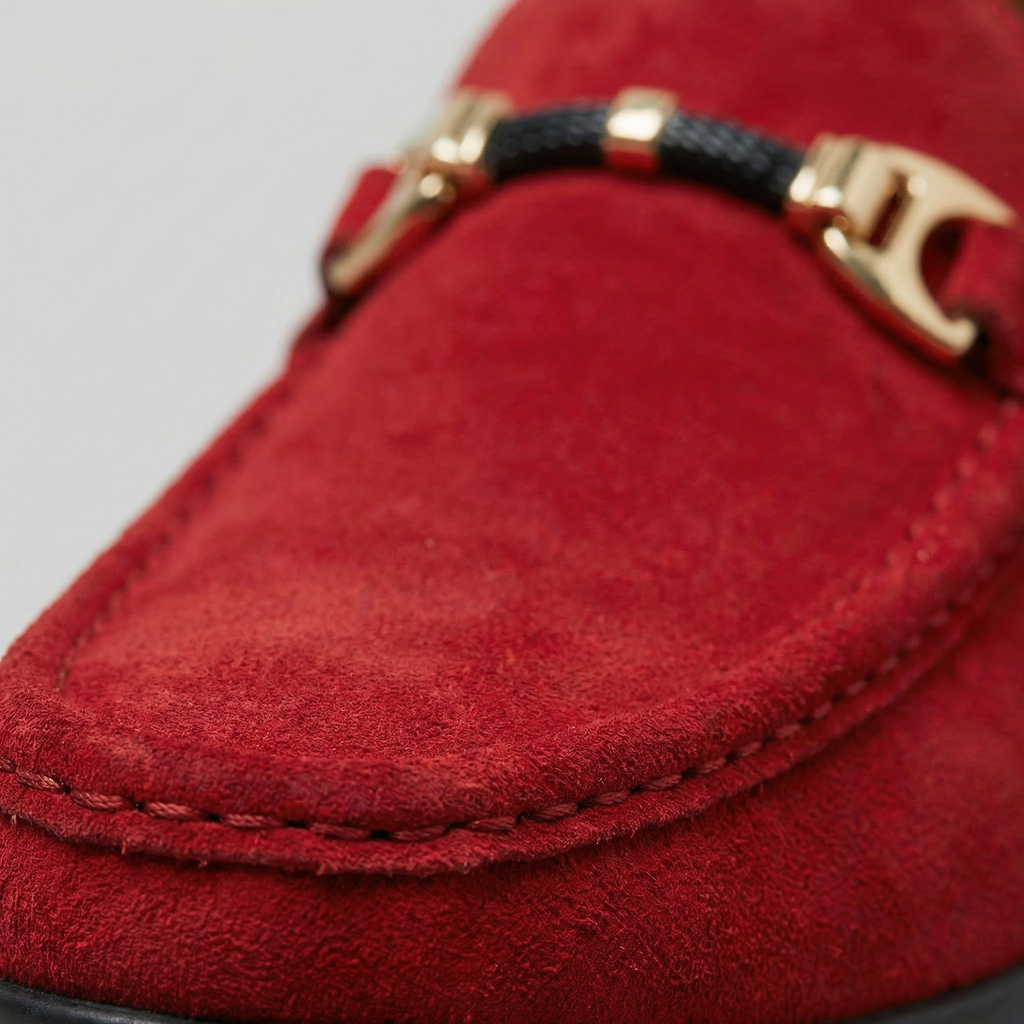 Men's Slip-On Loafers - Elegant Leather Design for Casual or Formal Wear