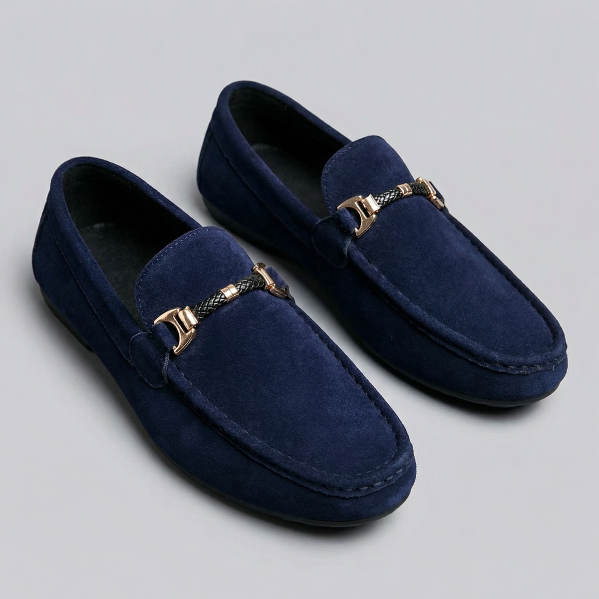 Men's Slip-On Loafers - Elegant Leather Design for Casual or Formal Wear