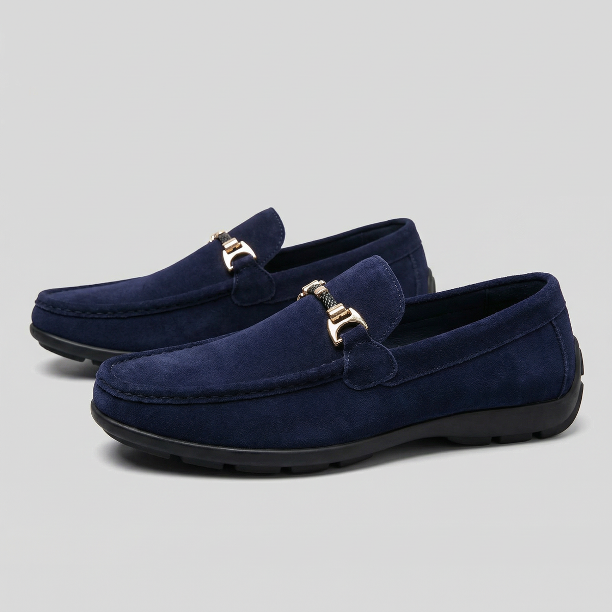 Men's Slip-On Loafers - Elegant Leather Design for Casual or Formal Wear
