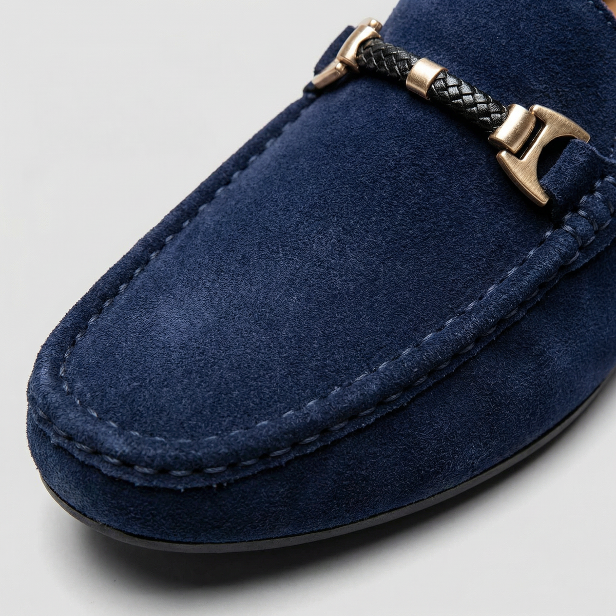 Men's Slip-On Loafers - Elegant Leather Design for Casual or Formal Wear