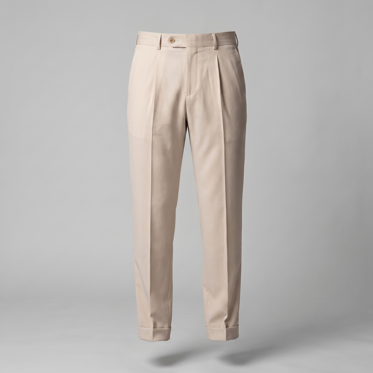 Men's Cotton Trousers – Straight Fit, Smart Casual Trousers
