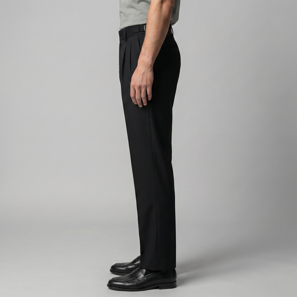 Men's Cotton Trousers – Straight Fit, Smart Casual Trousers