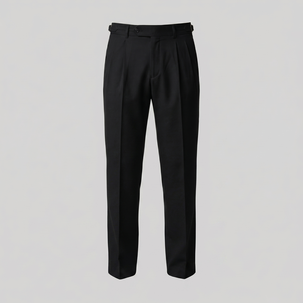 Men's Cotton Trousers – Straight Fit, Smart Casual Trousers
