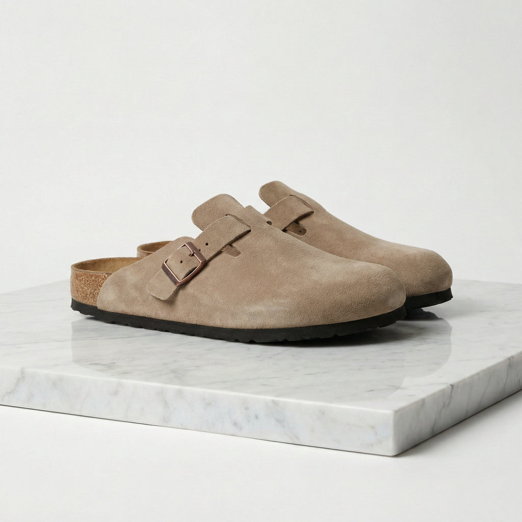Men's Suede Clogs - Comfortable Loafers for Casual Wear