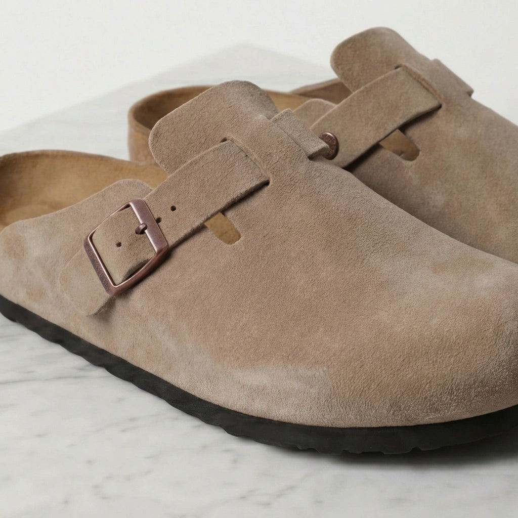 Men's Suede Clogs - Comfortable Loafers for Casual Wear