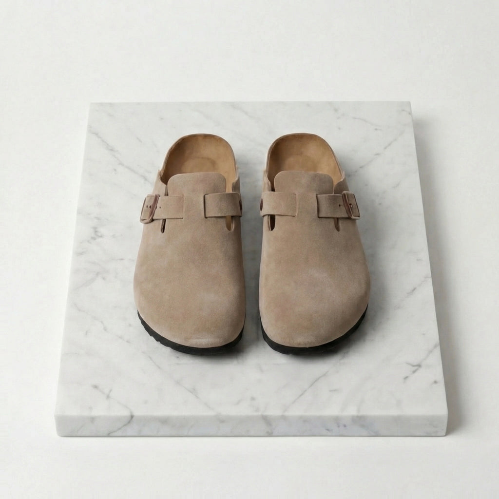 Men's Suede Clogs - Comfortable Loafers for Casual Wear