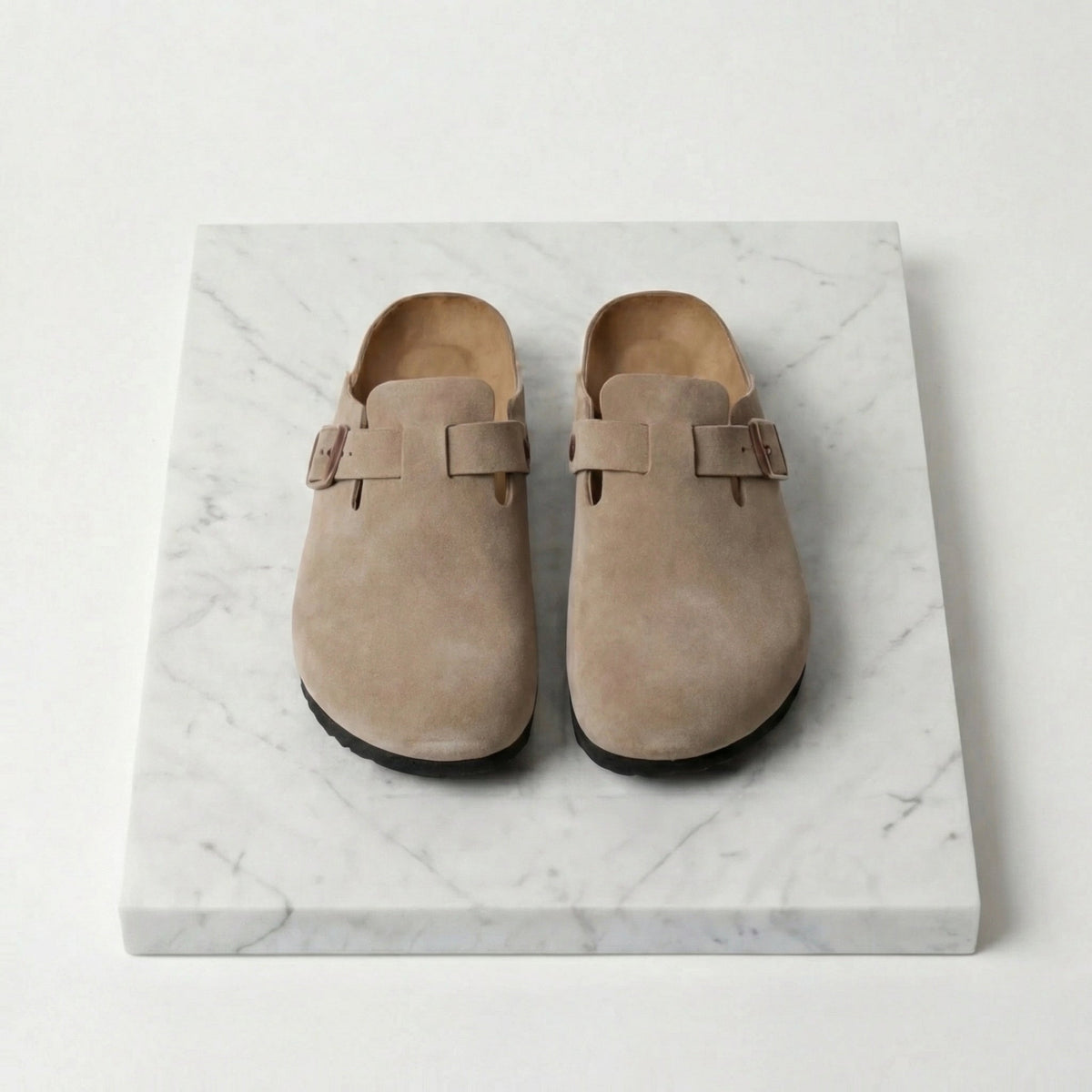 Men's Suede Clogs - Comfortable Loafers for Casual Wear