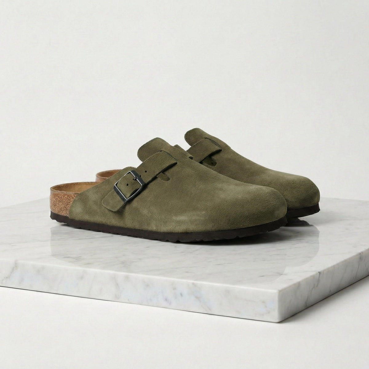 Men's Suede Clogs - Comfortable Loafers for Casual Wear