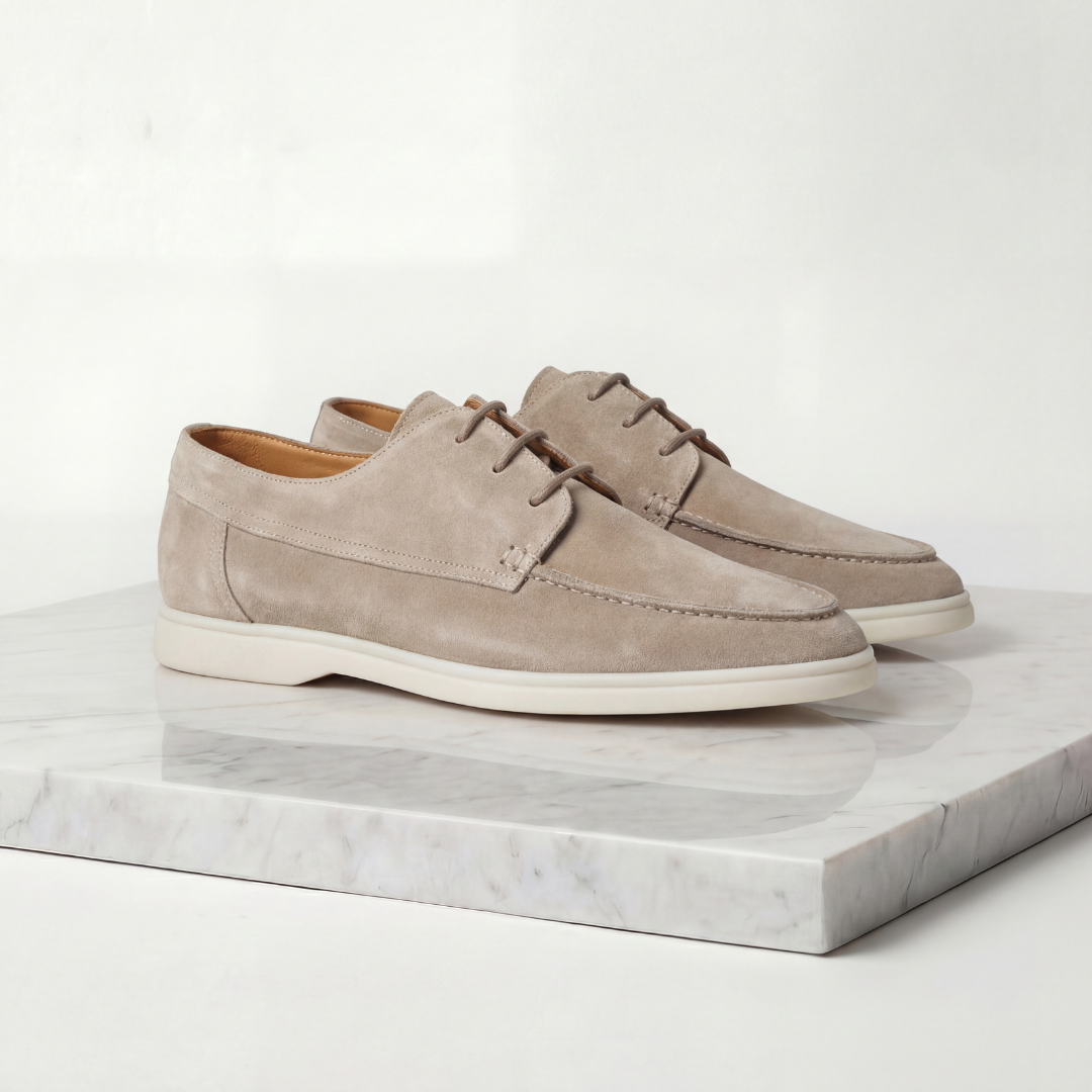 Men's Suede Formal Shoes - Elegant Dress Footwear for Special Occasions