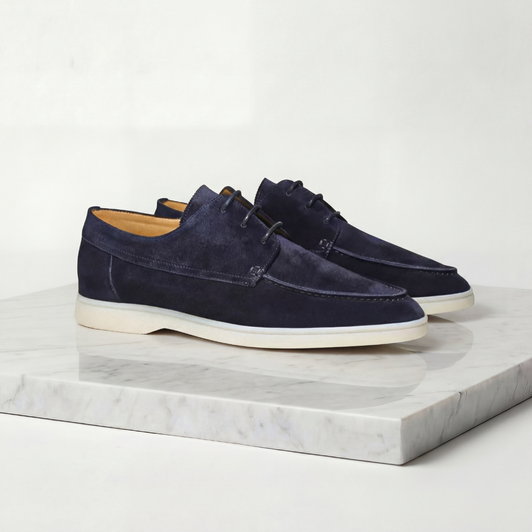 Men's Suede Formal Shoes - Elegant Dress Footwear for Special Occasions