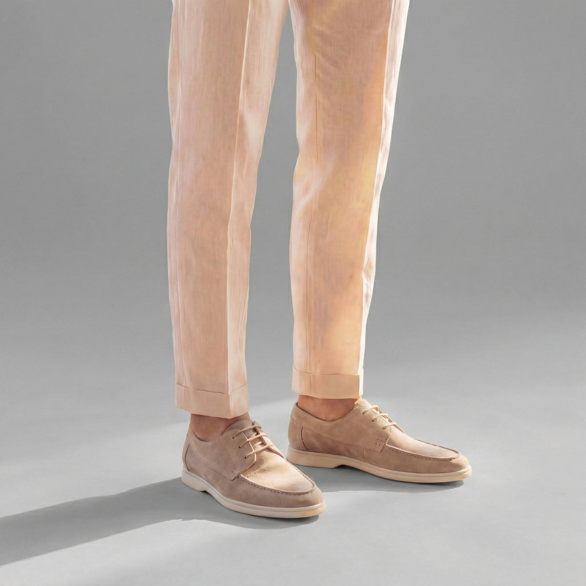 Men's Suede Formal Shoes - Elegant Dress Footwear for Special Occasions
