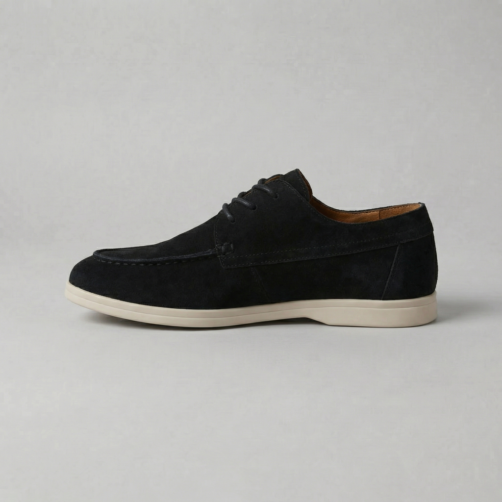 Men's Suede Lace-Up Dress Shoes for Formal and Casual Occasions