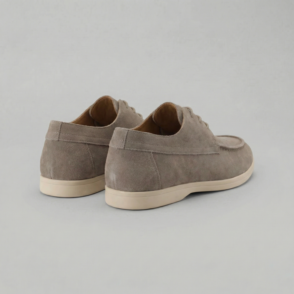 Men's Suede Lace-Up Dress Shoes for Formal and Casual Occasions