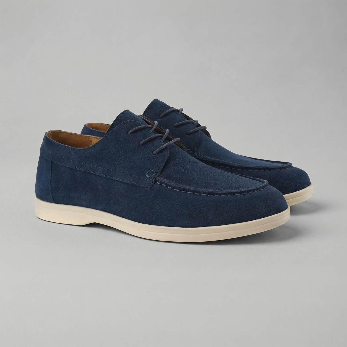 Men's Suede Lace-Up Dress Shoes for Formal and Casual Occasions
