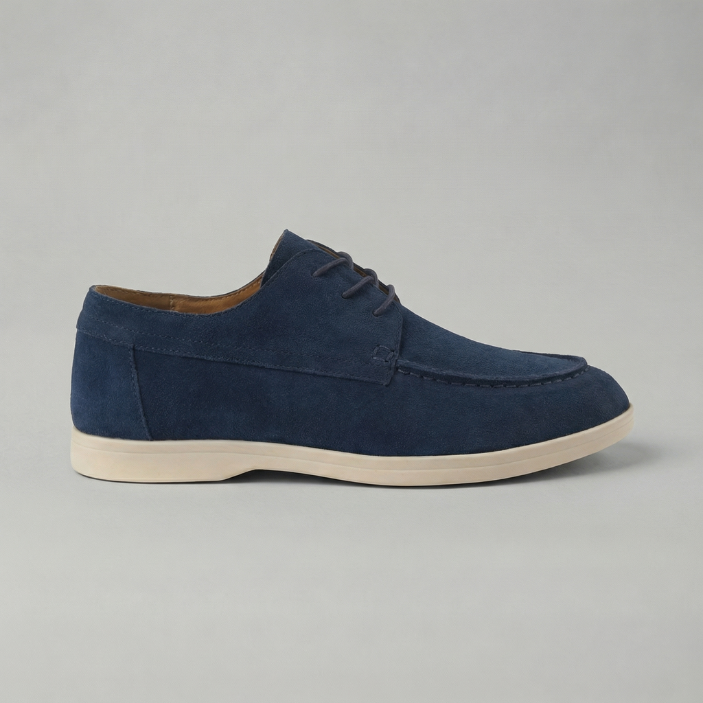 Men's Suede Lace-Up Dress Shoes for Formal and Casual Occasions