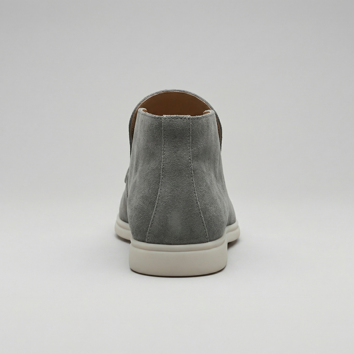 Men's Suede Loafers - High-Top Design for Casual or Formal Wear