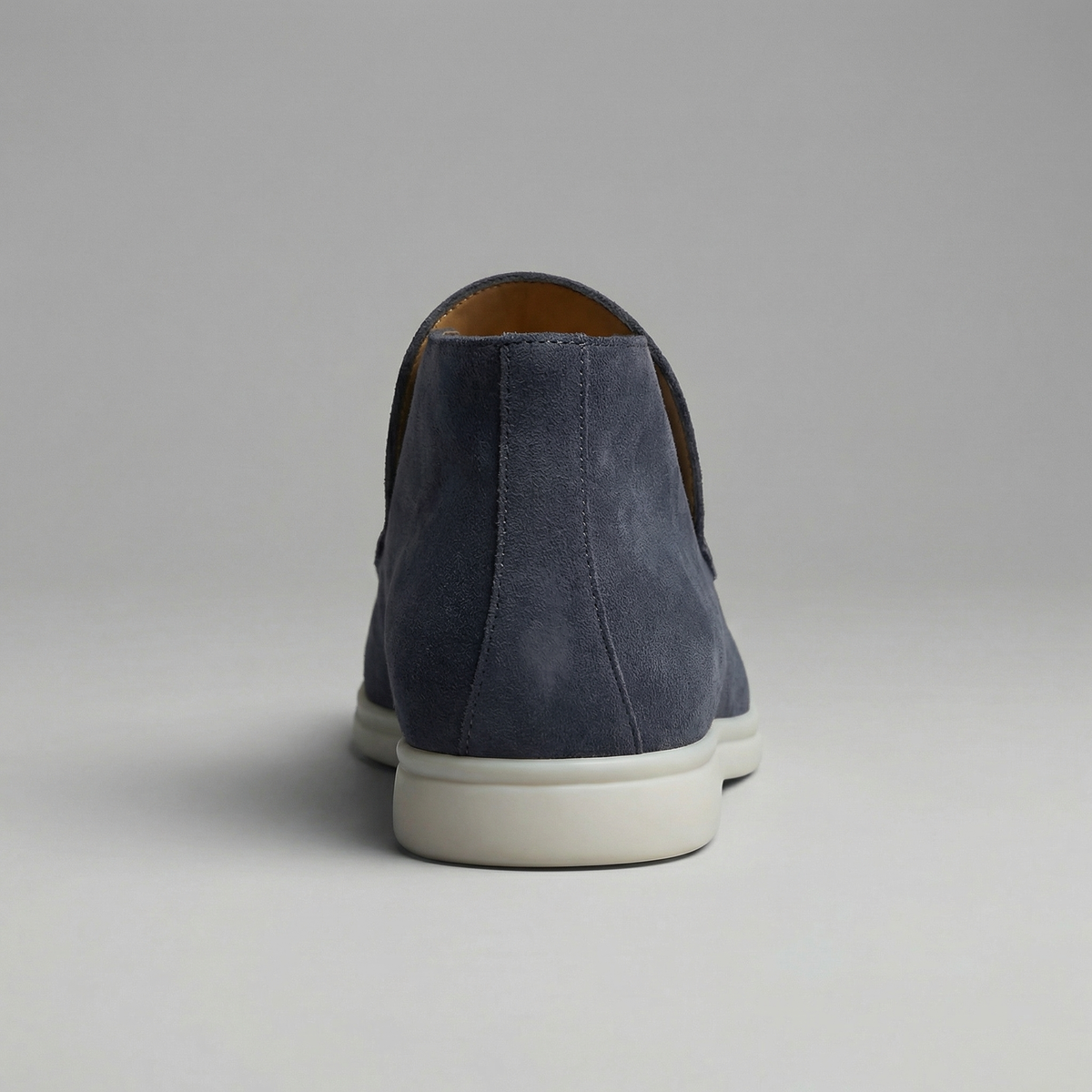 Men's Suede Loafers - High-Top Design for Casual or Formal Wear