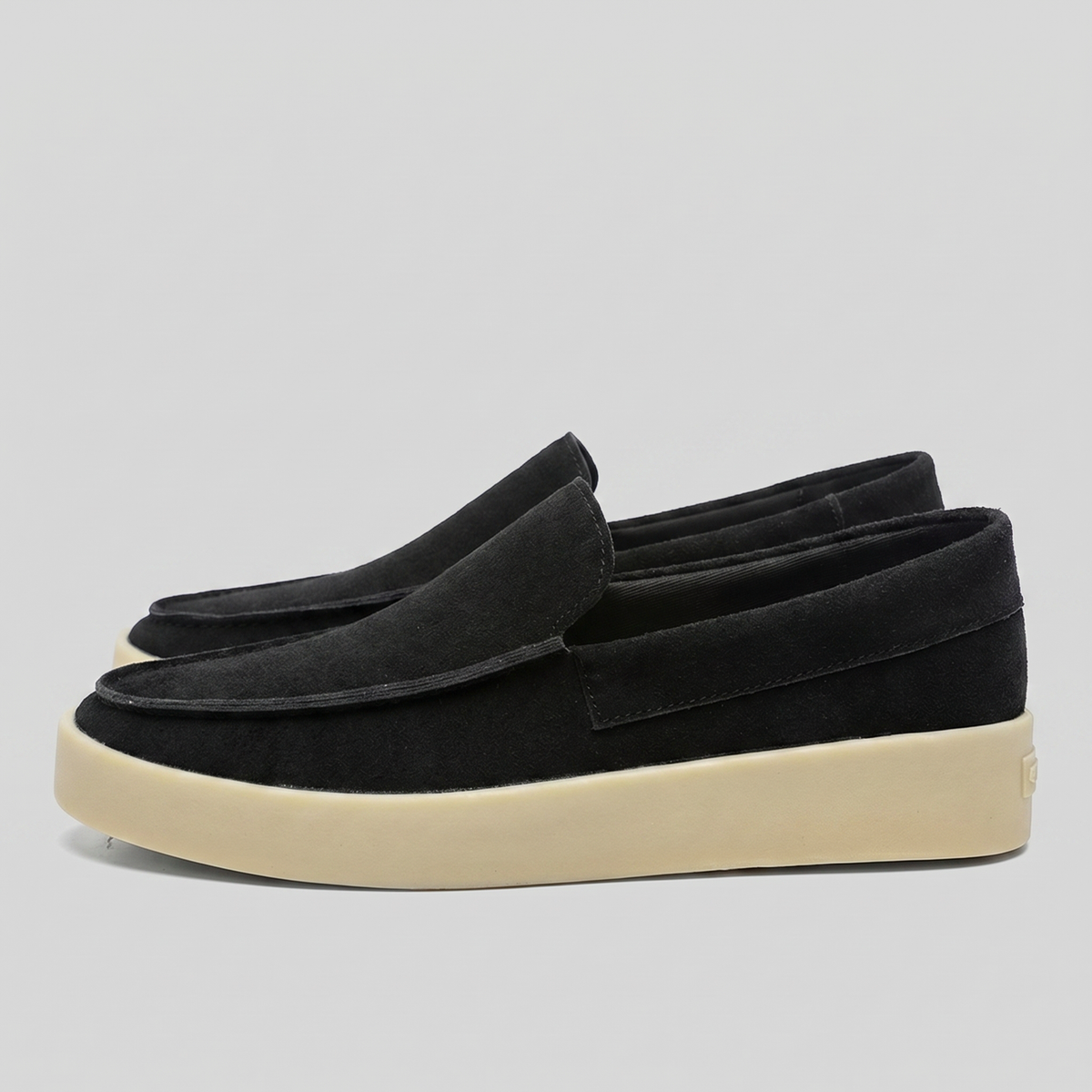 Men's Suede Mid Loafers for Casual and Formal Wear - Comfortable Slip-On Design