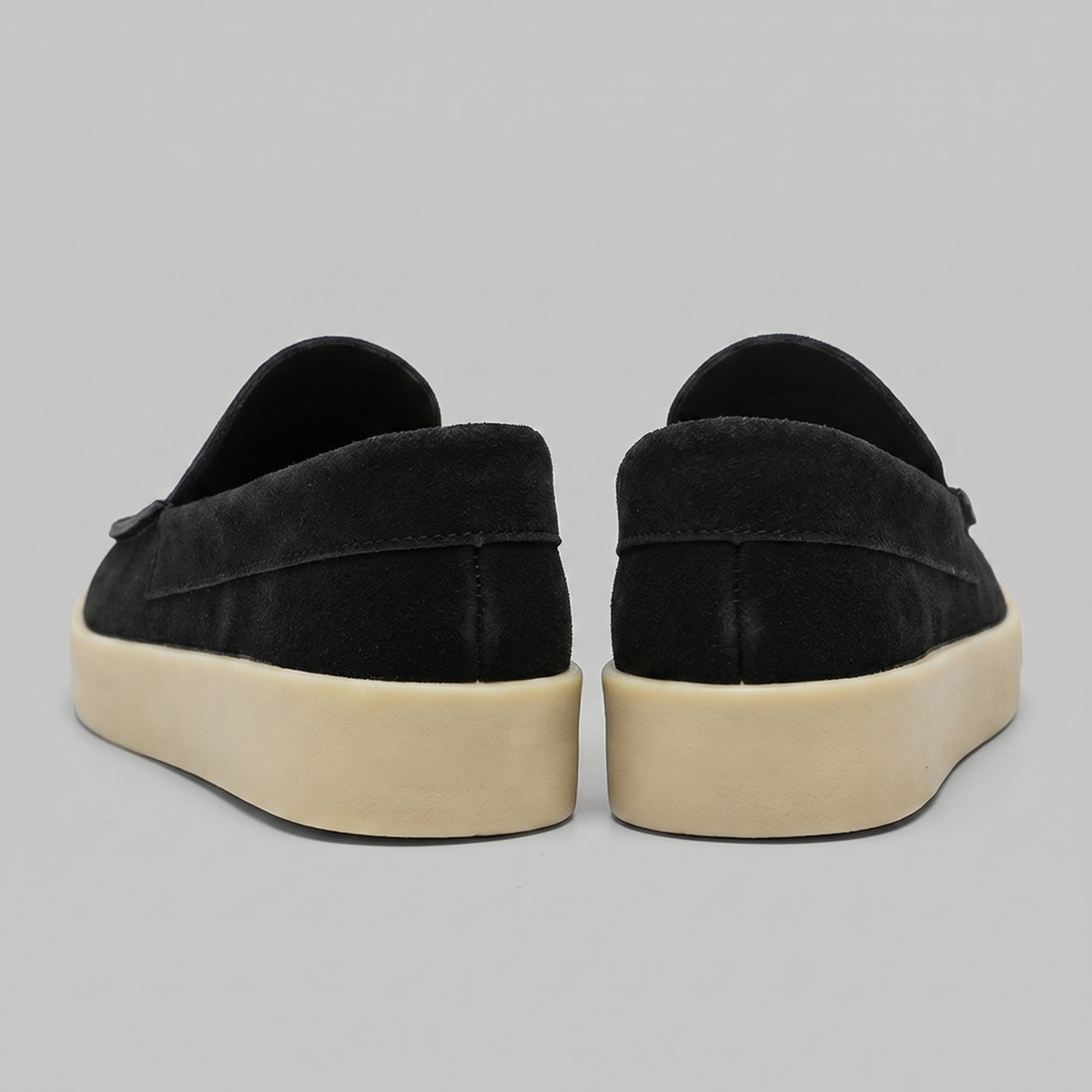 Men's Suede Mid Loafers for Casual and Formal Wear - Comfortable Slip-On Design