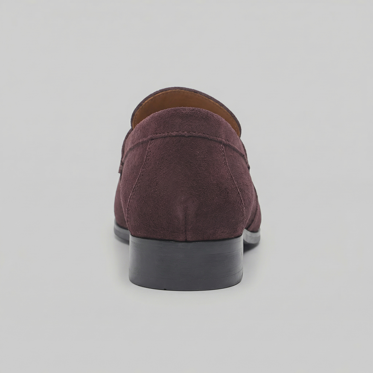Men's Suede Penny Loafers - Classic Design for Casual and Formal Wear