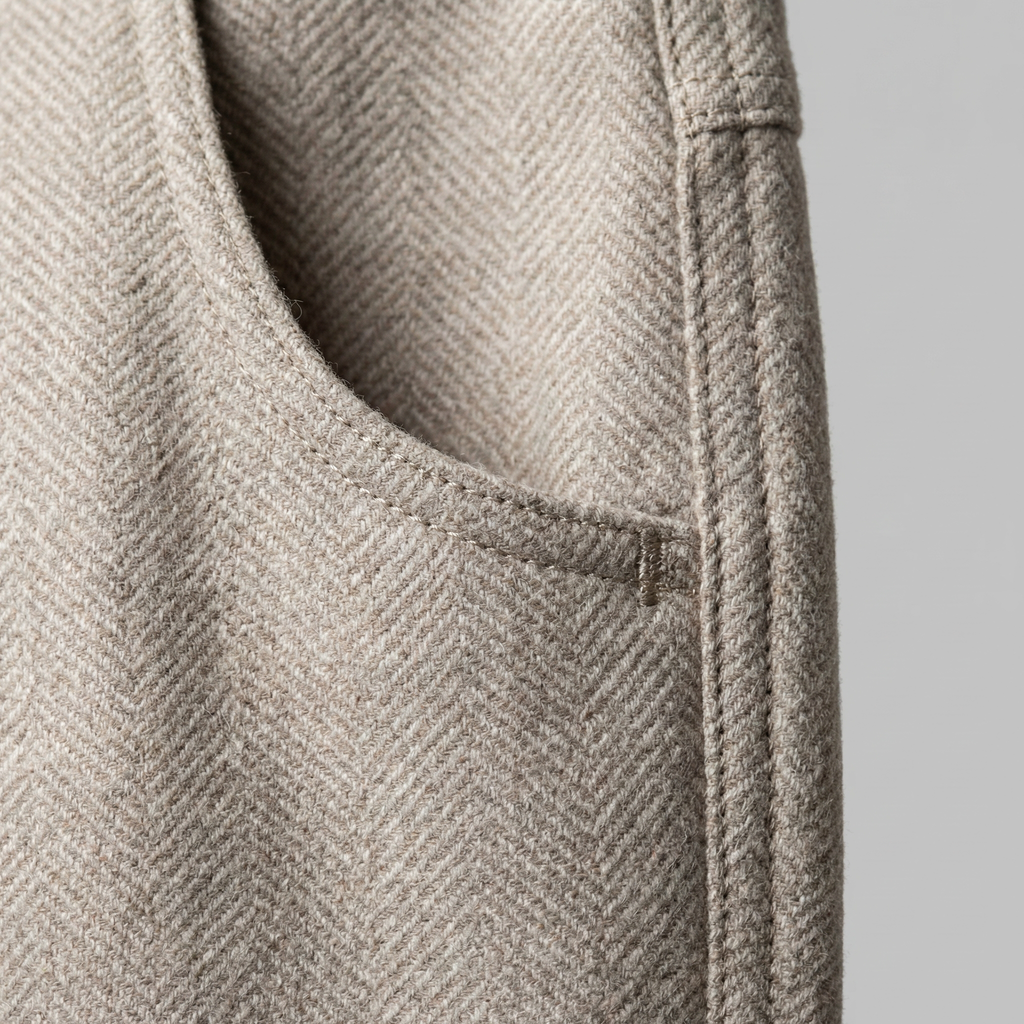 Men's Tapered Trousers - Classic Fit, Lightweight Fabric, Casual or Office Wear
