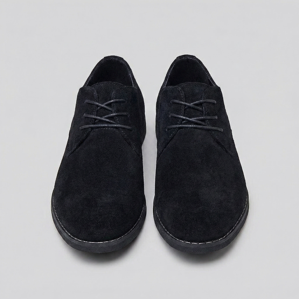 Men's Wedge Heel Boots - Elegant Leather Design for Formal and Casual Wear