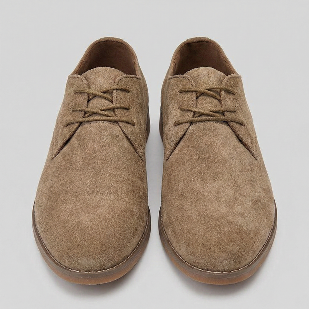 Men's Wedge Heel Boots - Elegant Leather Design for Formal and Casual Wear