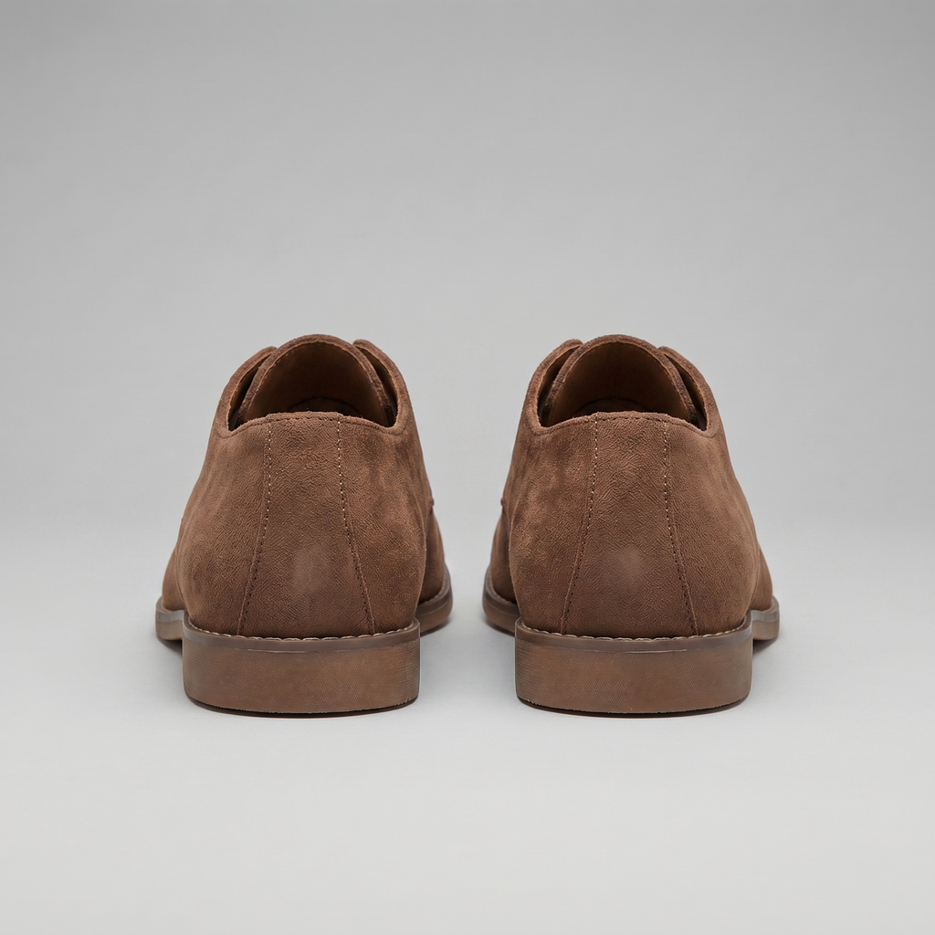 Men's Wedge Heel Boots - Elegant Leather Design for Formal and Casual Wear