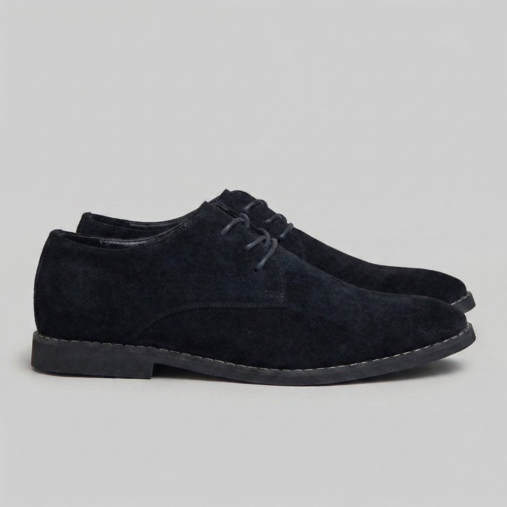 Men's Wedge Heel Boots - Elegant Leather Design for Formal and Casual Wear