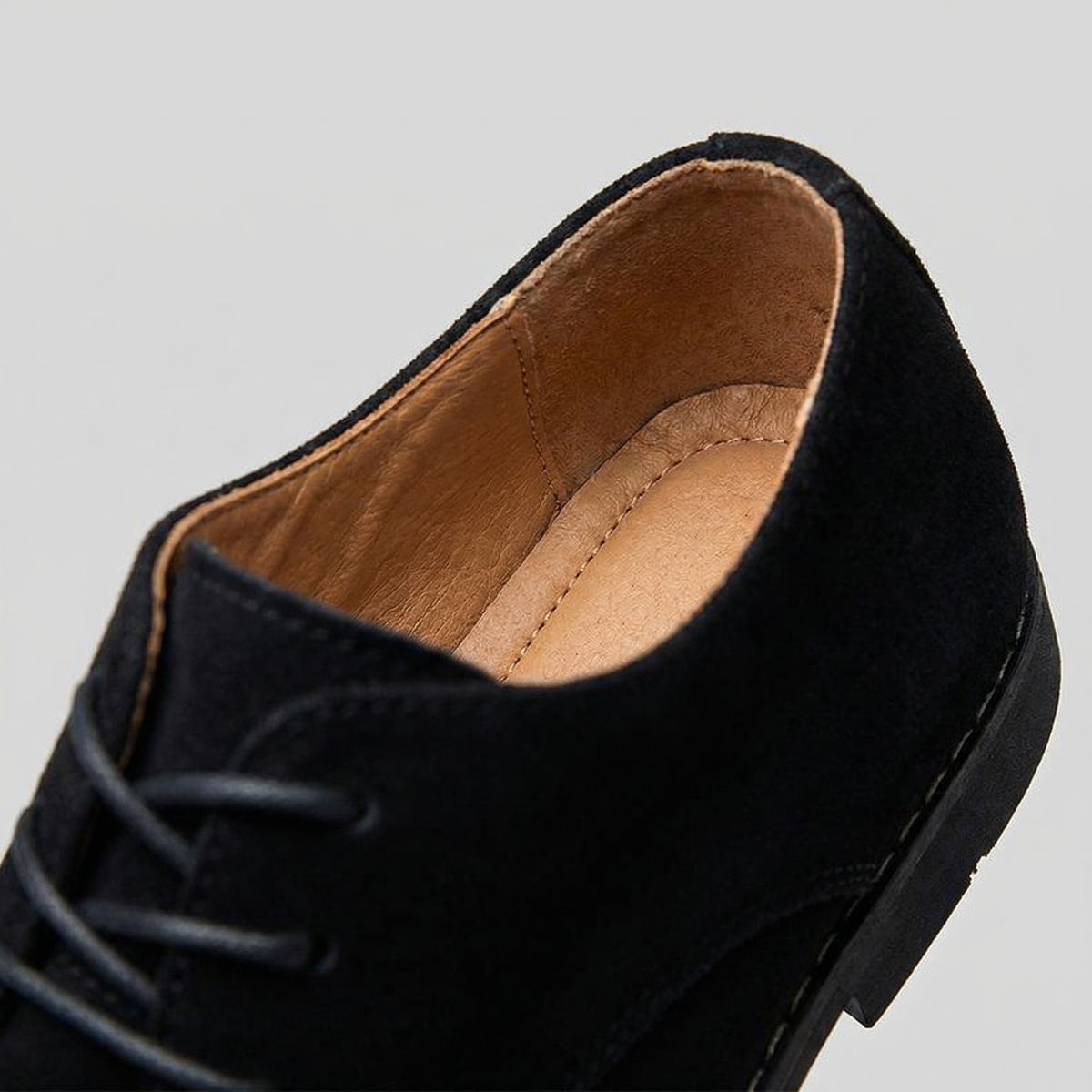 Men's Wedge Heel Boots - Elegant Leather Design for Formal and Casual Wear
