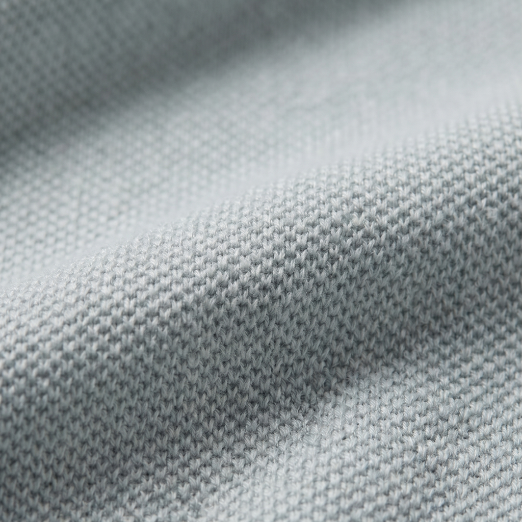 Men's Wool V-Neck Polo Shirt - Soft Knit Fabric for Casual Wear