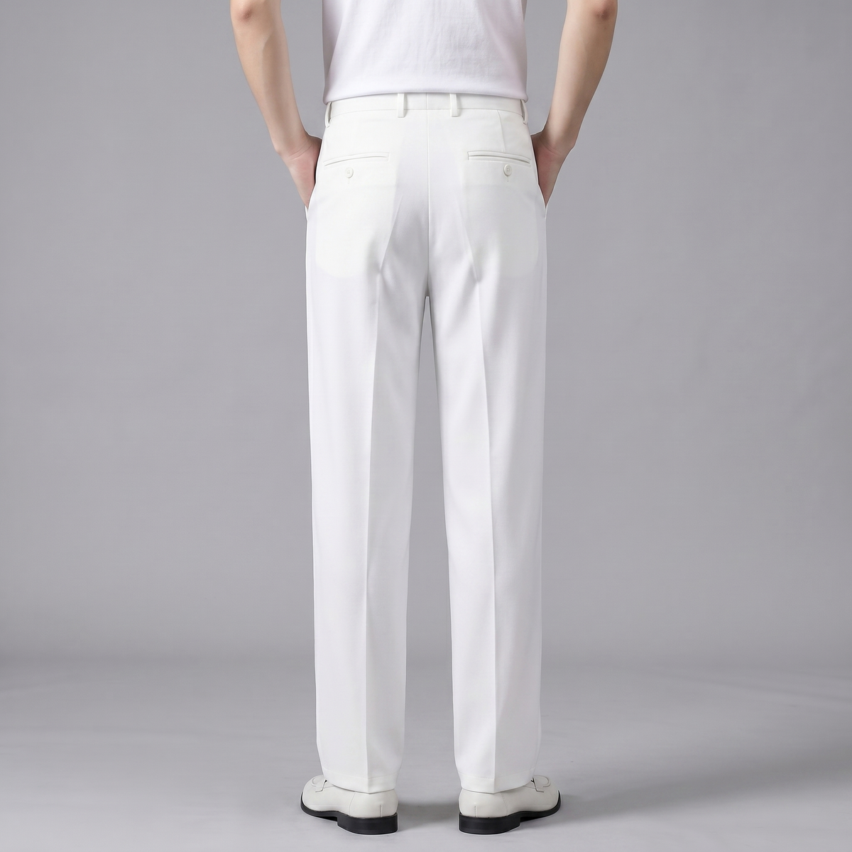 Oversized Relaxed Fit Trousers for Men - Comfortable Cotton Casual Pants
