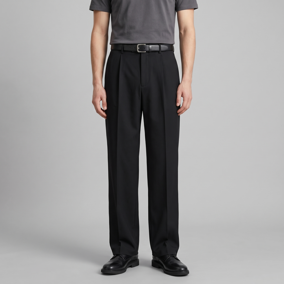Oversized Relaxed Fit Trousers for Men - Comfortable Cotton Casual Pants