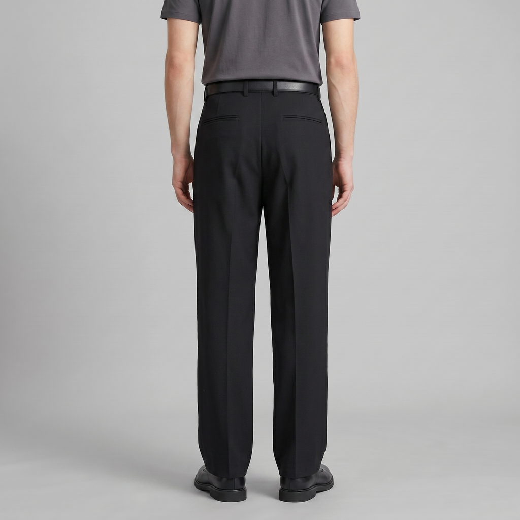 Oversized Relaxed Fit Trousers for Men - Comfortable Cotton Casual Pants
