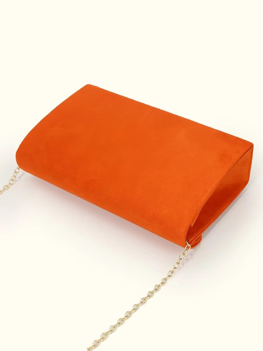 Suede Clutch Bag – Evening & Occasion Bag