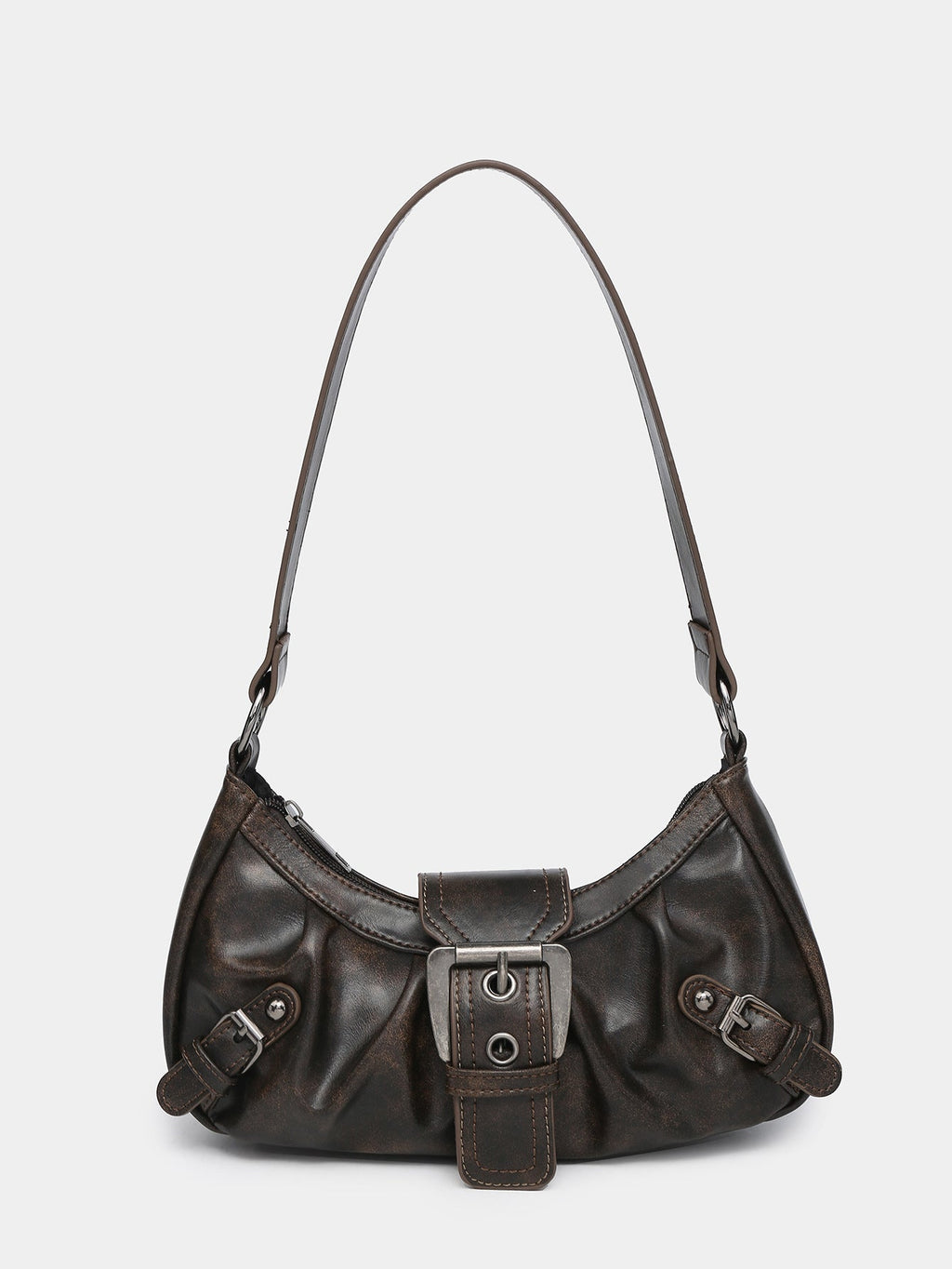 Leather Hobo Shoulder Bag – Everyday Handbag