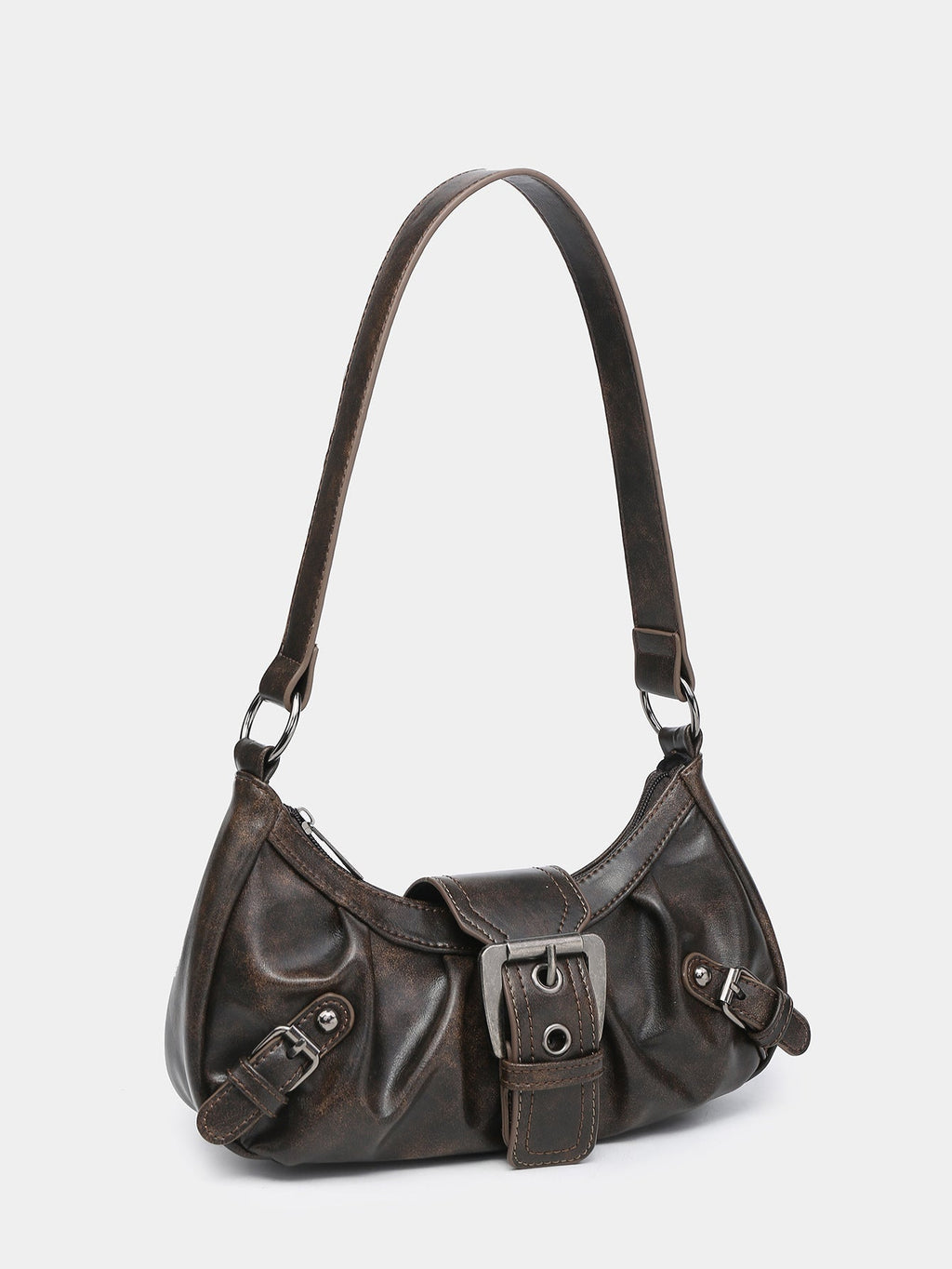 Leather Hobo Shoulder Bag – Everyday Handbag