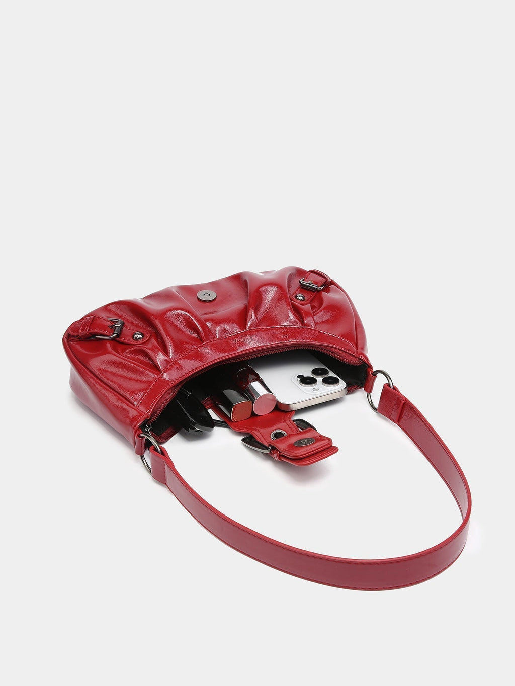 Leather Hobo Shoulder Bag – Everyday Handbag