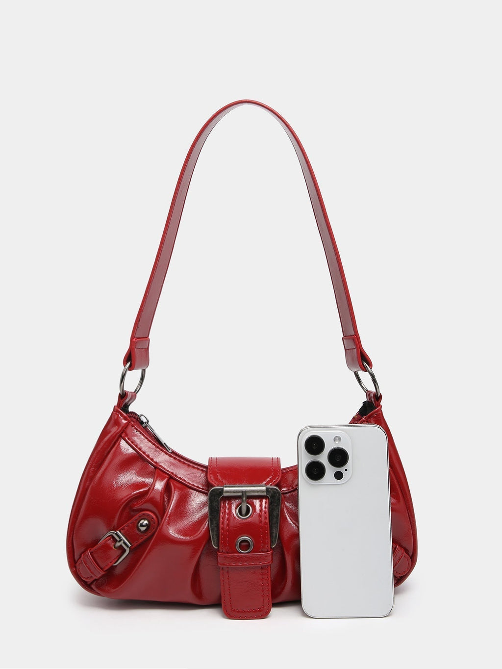 Leather Hobo Shoulder Bag – Everyday Handbag